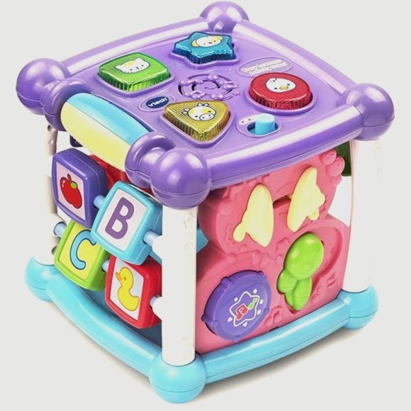 Busy Learners Activity Cube, Purple - Picture 1 of 4